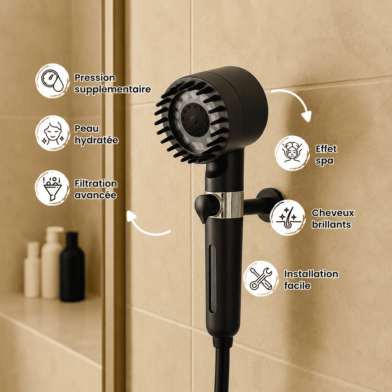 Pommeau de douche AquaPure™