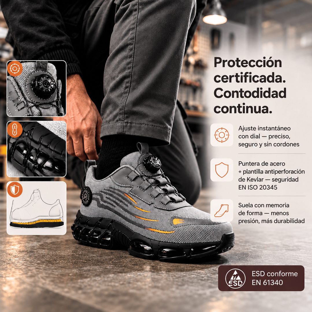 Zapatillas ortopédicas de seguridad S3 Pro