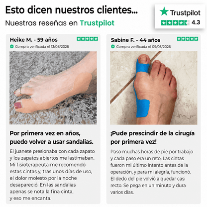 Cinta correctora para hallux valgus Nuvergo™