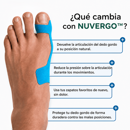 Cinta correctora para hallux valgus Nuvergo™