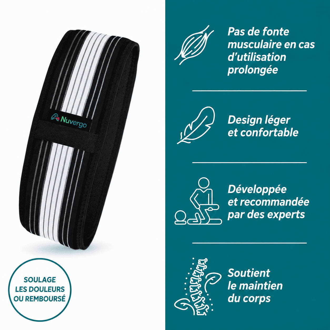 Ceinture Orthopédique de soutien sacro-iliaque