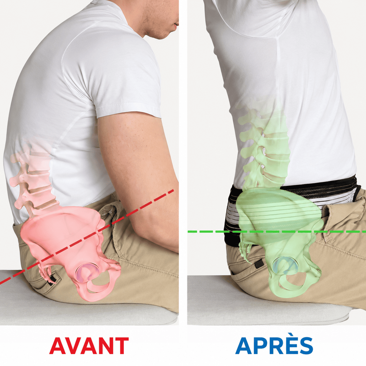 Ceinture Orthopédique de soutien sacro-iliaque