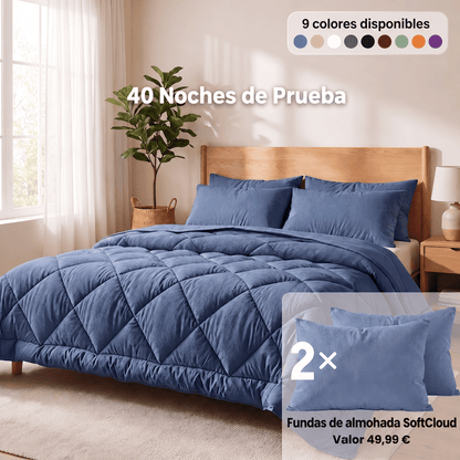 Edredón EasySleep® 2 en 1 que elimina la necesidad de sábanas